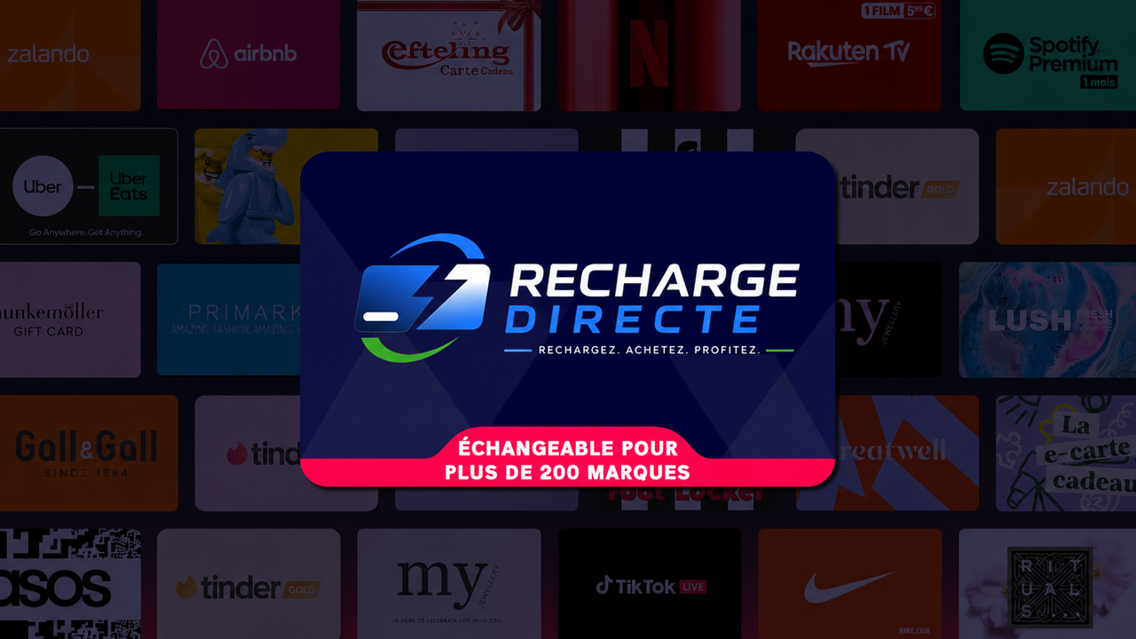 Acheter une carte cadeau multi enseigne en ligne