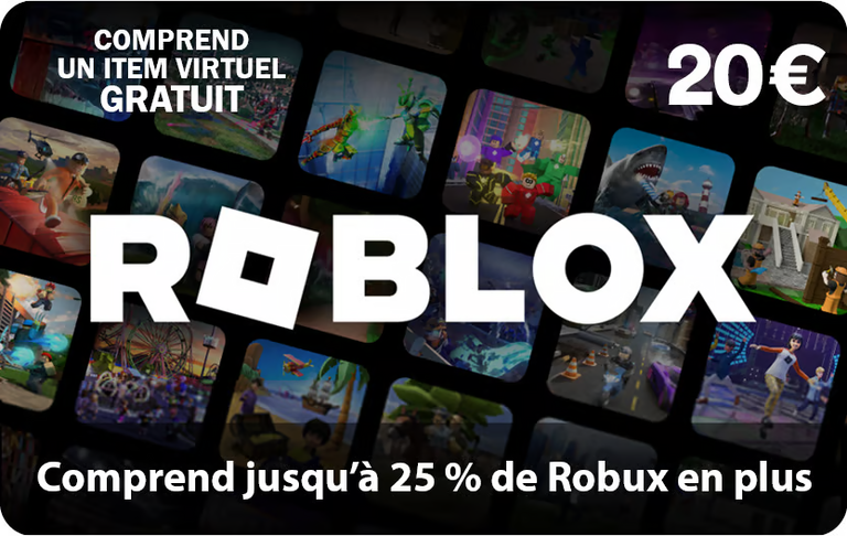 Carte Roblox 20 €