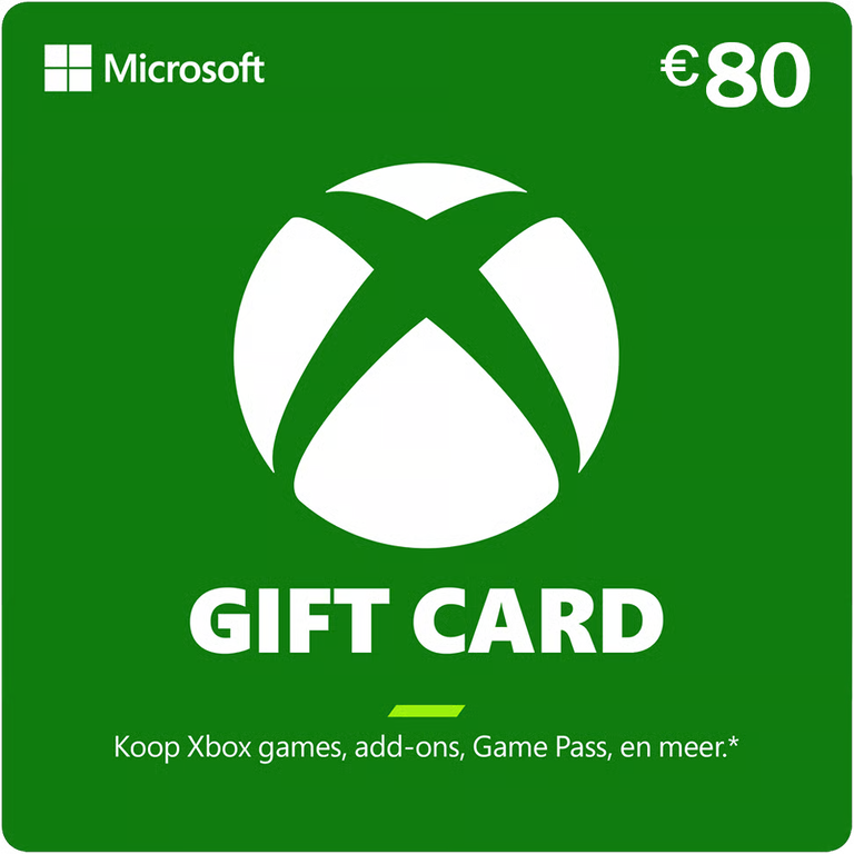 Carte Xbox 80 €