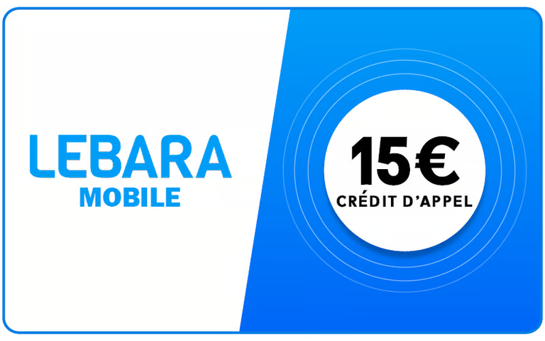 Lebara 15 €