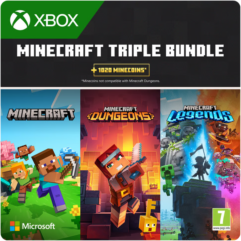 Minecraft Triple Bundle
