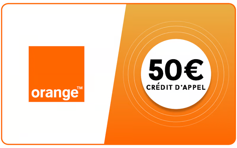 Orange Mobicarte 50 = 70 €
