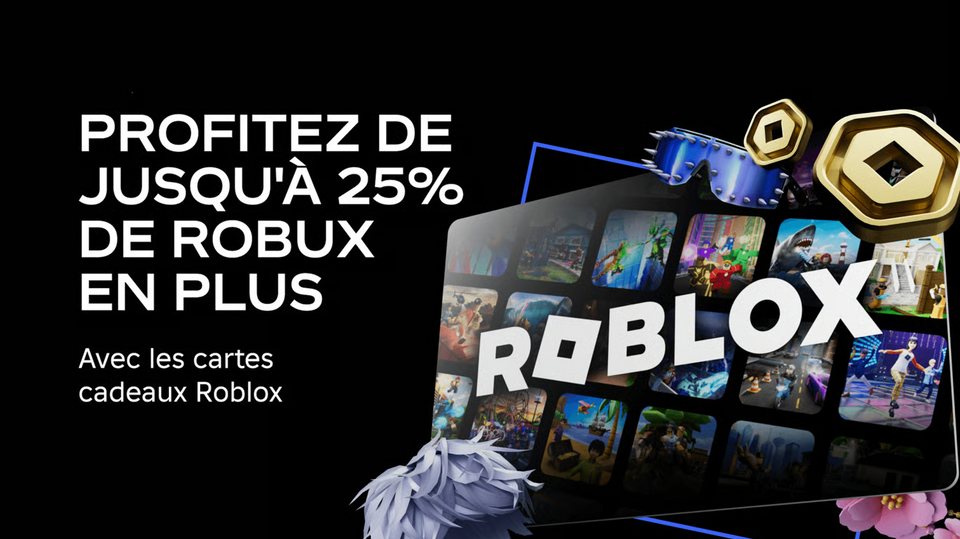 Acheter une carte Roblox en ligne et recevez-la immédiatement