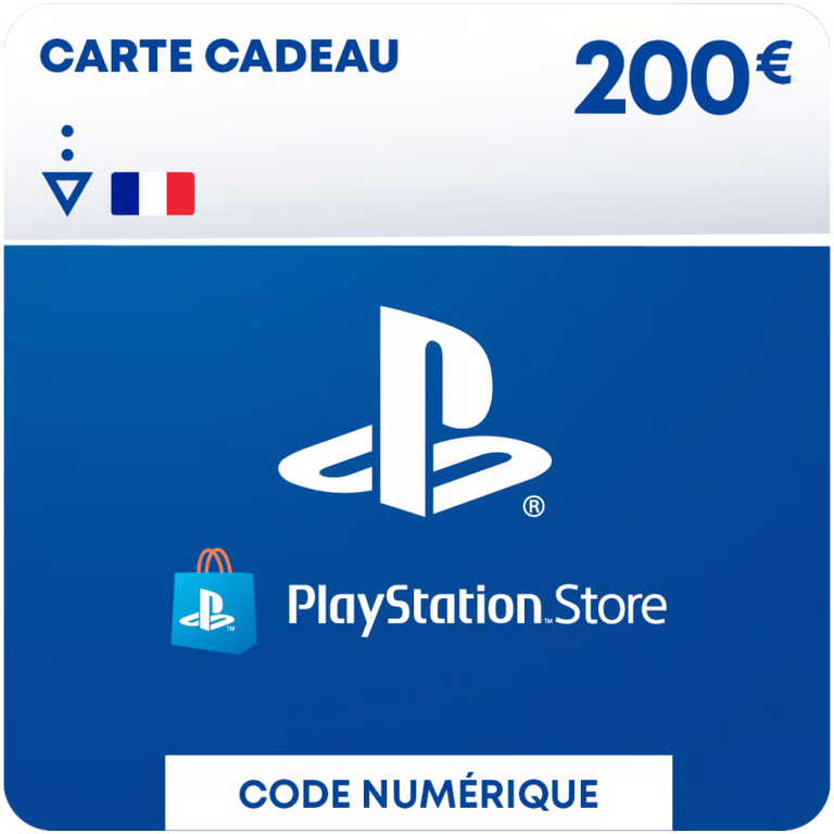 Carte PlayStation Store 200 €