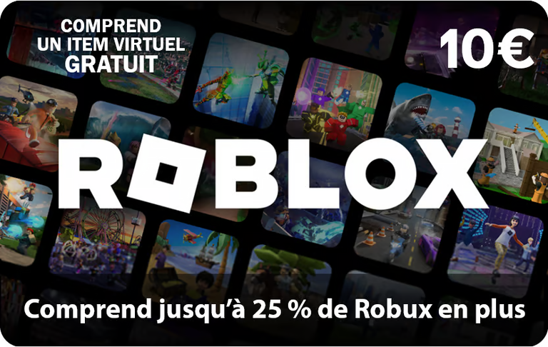 Carte Roblox 10 €