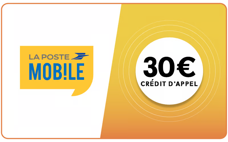 La Poste Mobile 30 €
