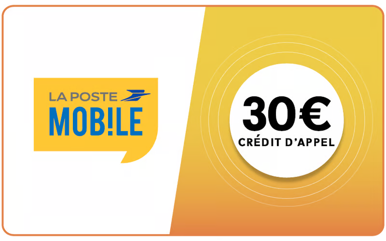 La Poste Mobile 30 €