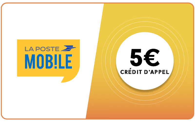 La Poste Mobile 5 €