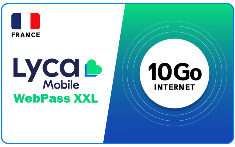 Lycamobile Internet 10Go
