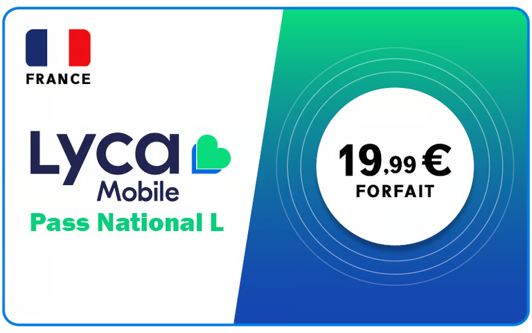 Lycamobile Pass National L Plus