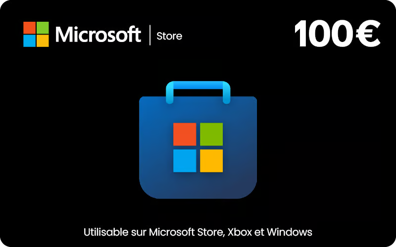 Carte Microsoft 100 €