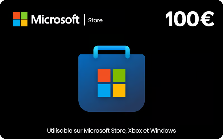 Carte Microsoft 100 €
