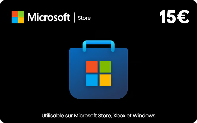 Carte Microsoft 15 €