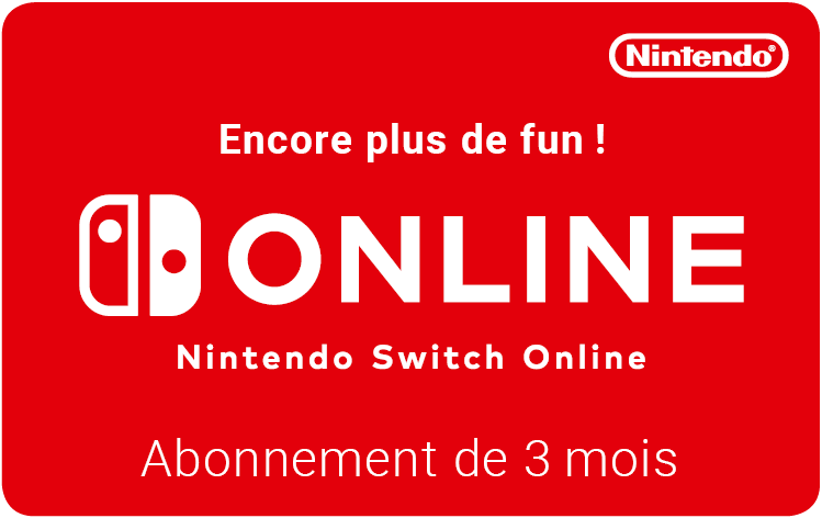 Nintendo Switch Online 3 mois
