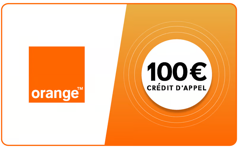 Orange Mobicarte 100 = 150 €