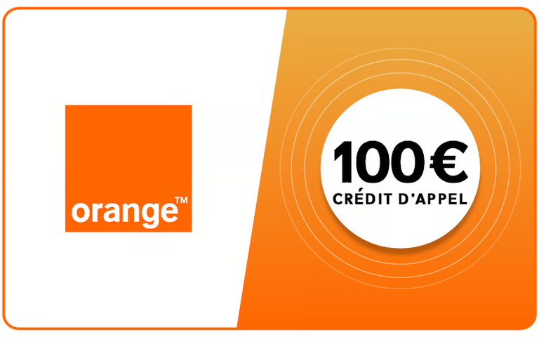 Orange Mobicarte 100 = 150 €