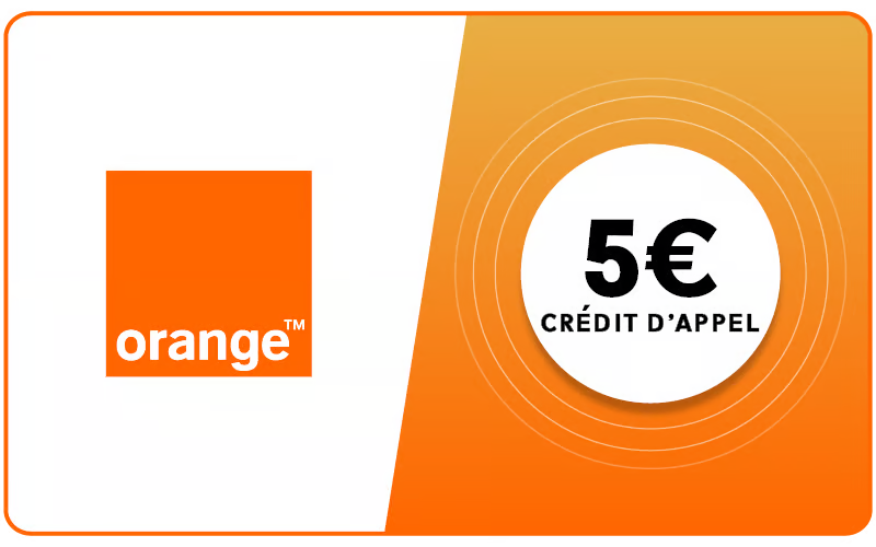 Orange Mobicarte 5 = 6 €