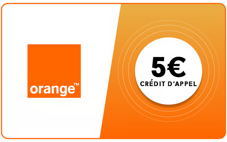 Orange Mobicarte 5 = 6 €