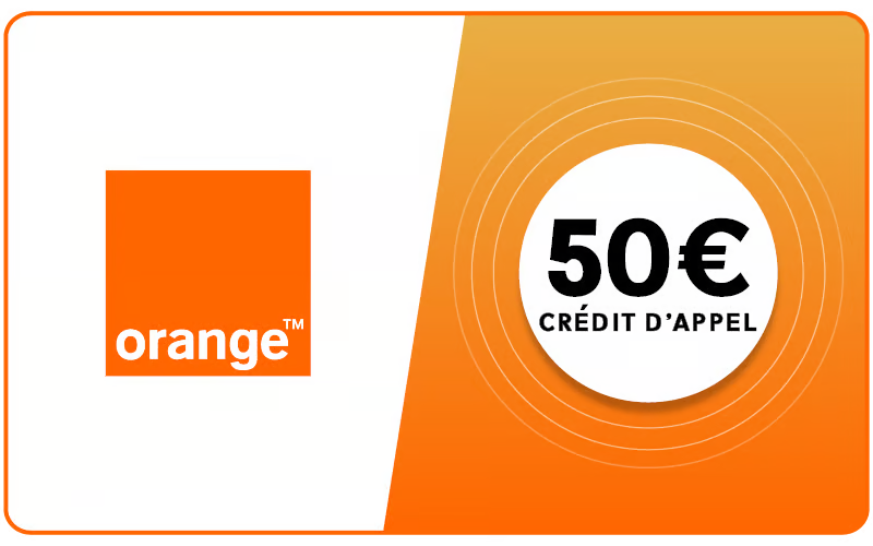 Orange Mobicarte 50 = 70 €