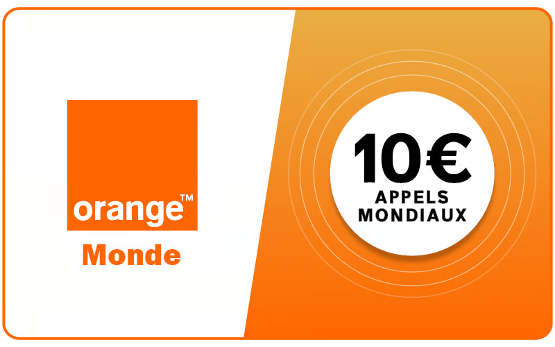 Orange monde 10 €