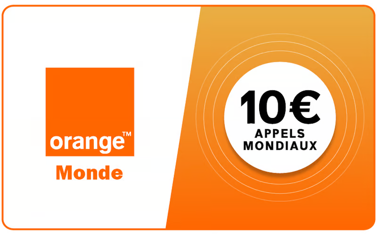 Orange monde 10 €
