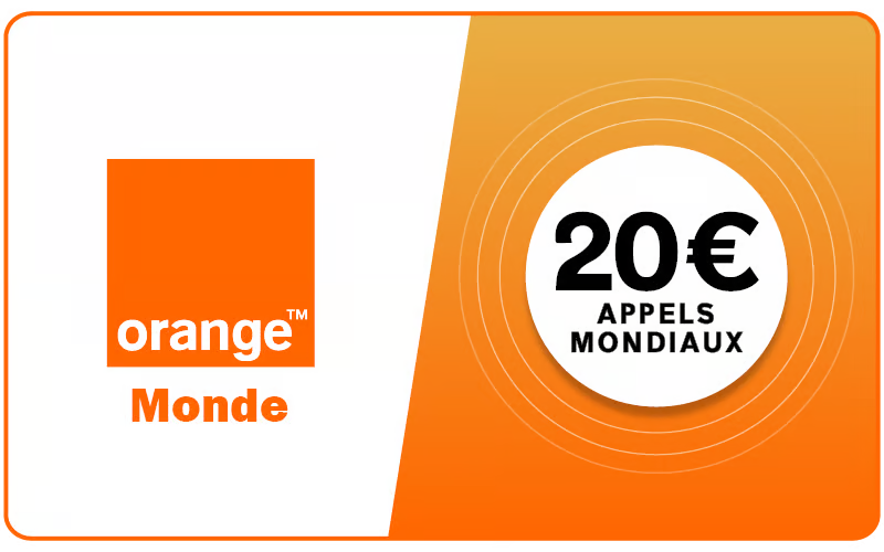Orange monde 20 €